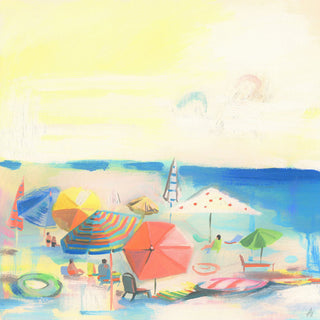 "Hot Glow" Painting Print on Wrapped Canvas, 40"x40"