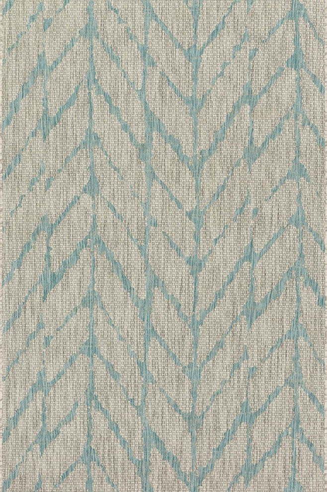 Isle IE-02 Mist Aqua Area Rug, 5'3"x7'7"