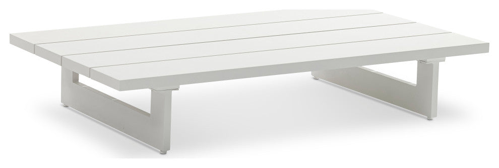 Maldives Outdoor Patio Coffee Table, White