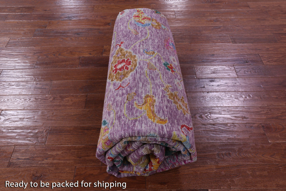 Turkish Oushak Hand Knotted Wool Rug 9' 4" X 12' 1" - Q14802