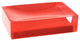 Decorative Square Soap Holder, Red