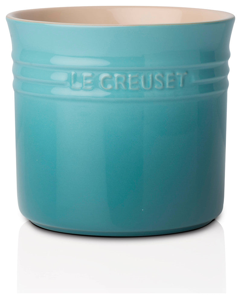 Le Creuset Stoneware Large Utensil Jar, Teal