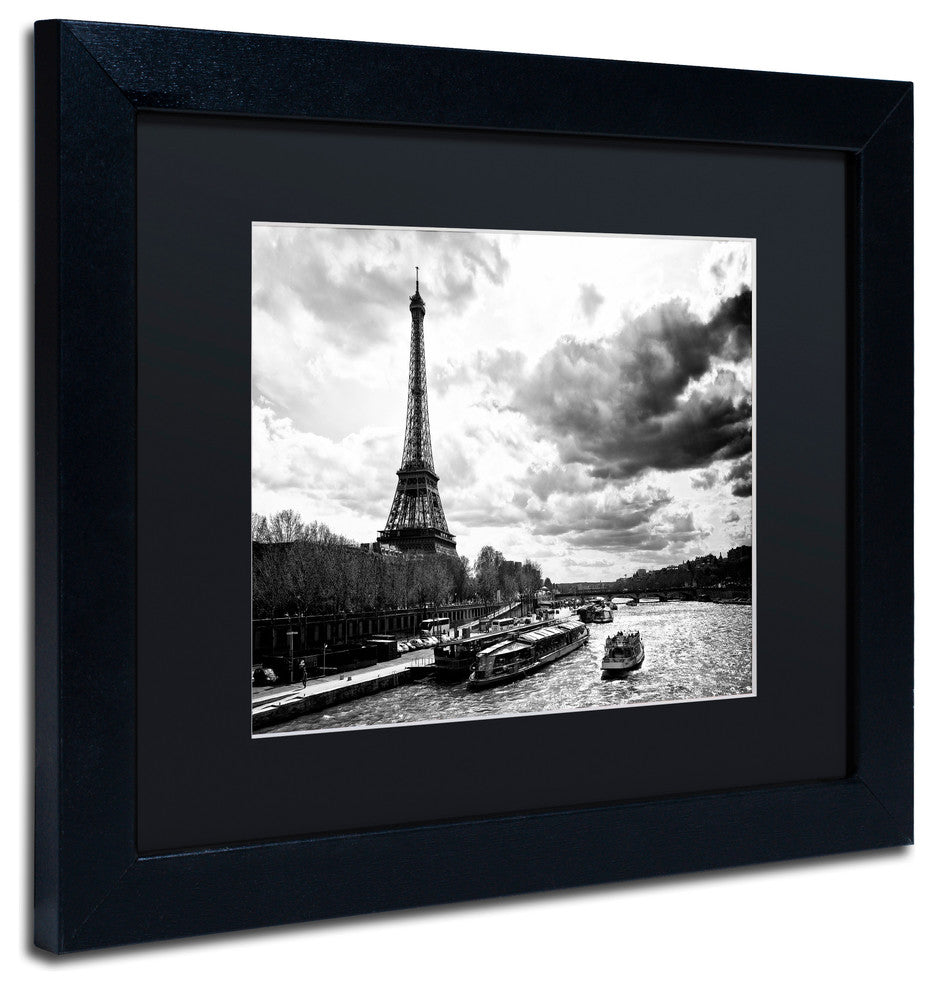 Philippe Hugonnard 'Romantic Stroll in Paris' Matted Framed Art, 11x14