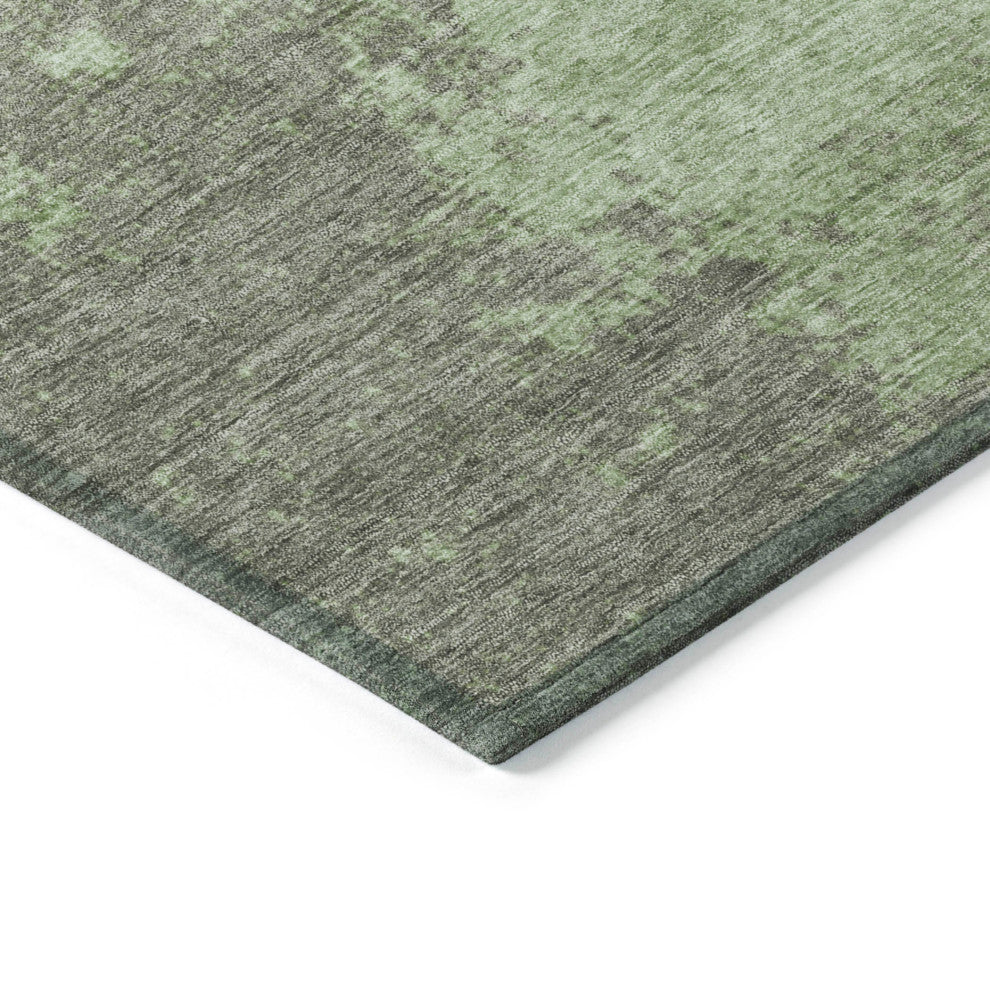 Machine Washable Indoor/Outdoor Chantille ACN1913 Aloe 1'8" x 2'6" Rug
