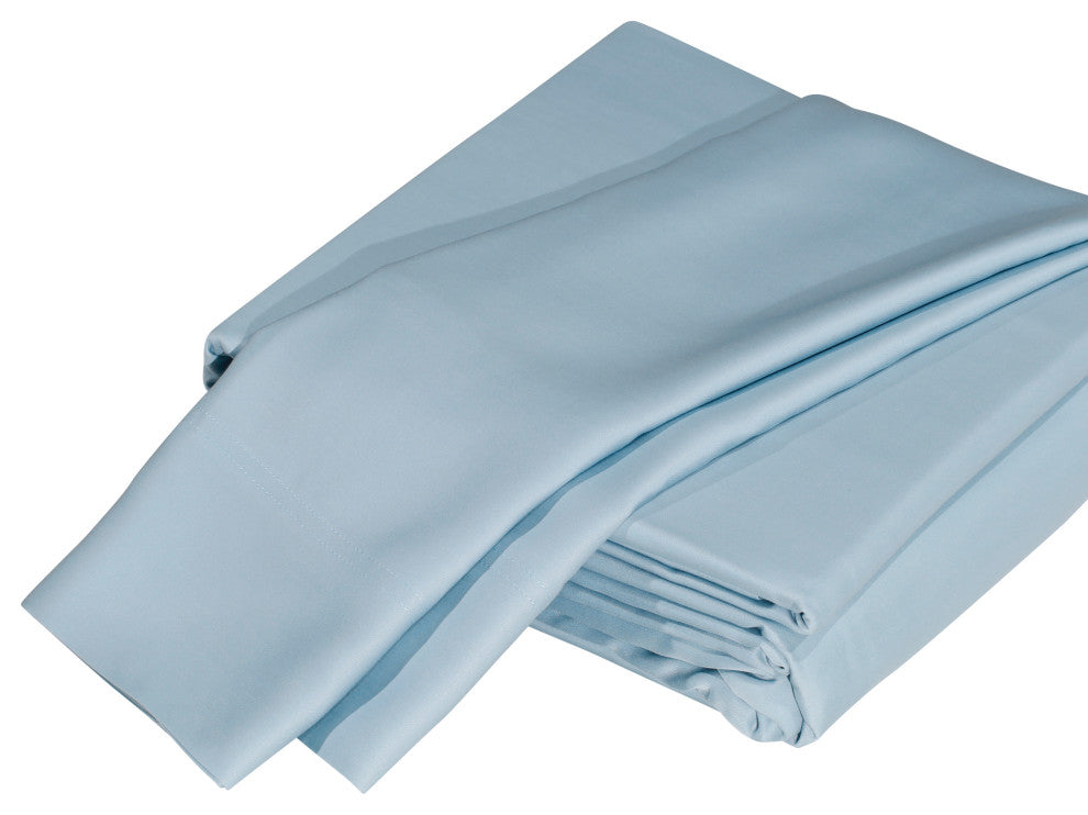 DTY Bedding Premium 4-Piece Sheet Set 100% Bamboo Viscose, Sky, Queen