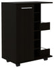 Magda Bar Cart, Black Wengue