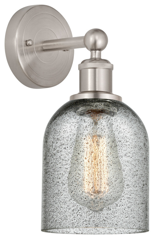 Innovations 616-1W-SN-G257 Caledonia 1 Light 5" Sconce, Brushed Satin Nickel