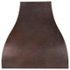 36" 1250 CFM Hammered Copper Wall Mount Campana Range Hood, Slim Baffle Filters