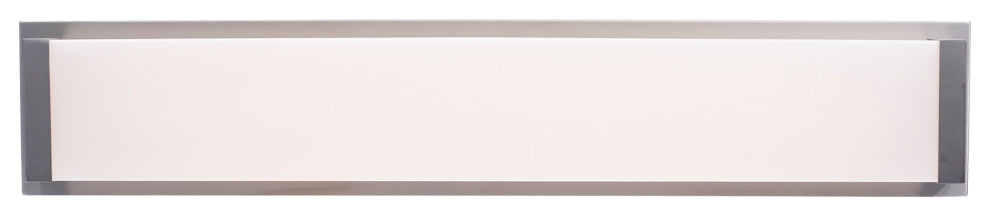 Metro LED Energy Star Bathroom Vanity and Wall Light, Brushed Nickel