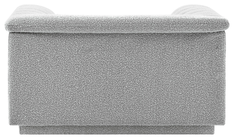 Cascade Upholstered Set, Grey, Boucle Fabric, Chair