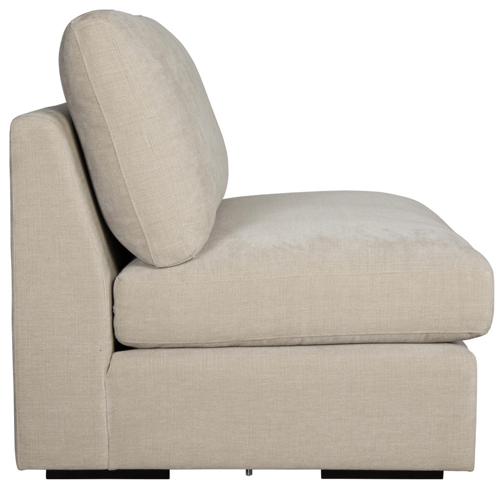 Uttermost Refuge Armless Sand Sofa