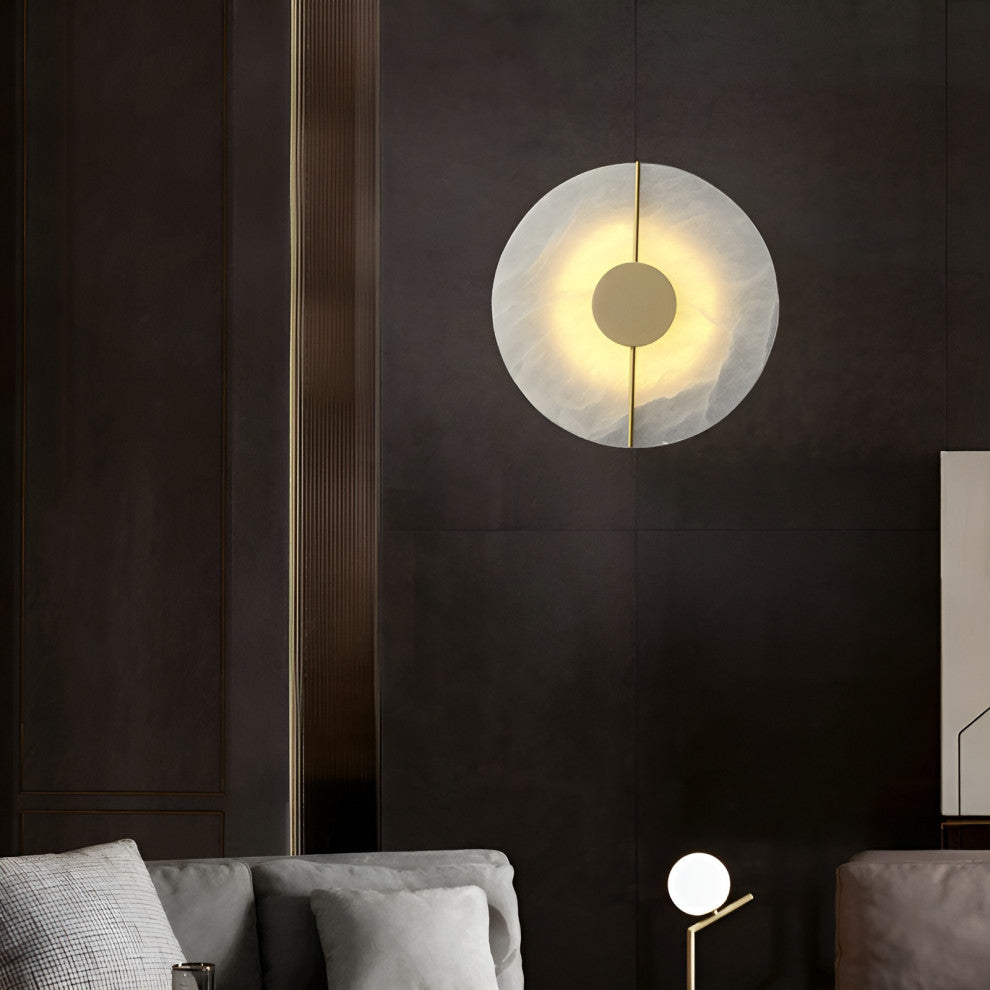 Luxury Marble Wall Lamp for Bedroom, Living Room, Kitchen, A