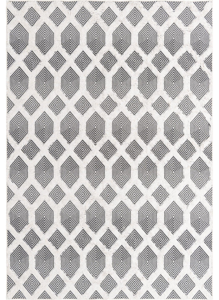 Unique Loom Sabrina Soto Casa Havana Area Rug, Black, 6' 4 X 9' 0 Rectangular