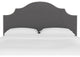 Brenson Full Nail Button Notched Headboard, Premier Charcoal