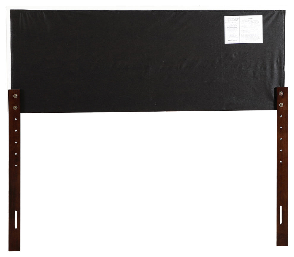 Super Nova 2 White Tufted Queen Headboard