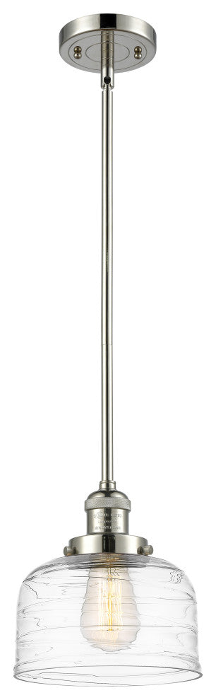 INNOVATIONS 201S-PN-G713-LED 1-Light Mini Pendant Polished Nickel