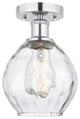 Innovations 616-1F-PC-G362 Waverly 1 Light Semi-Flush Mount, Polished Chrome