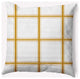 18" x 18" Geometric Indoor/Outdoor Polyester Throw Pillow, Autumn Gold