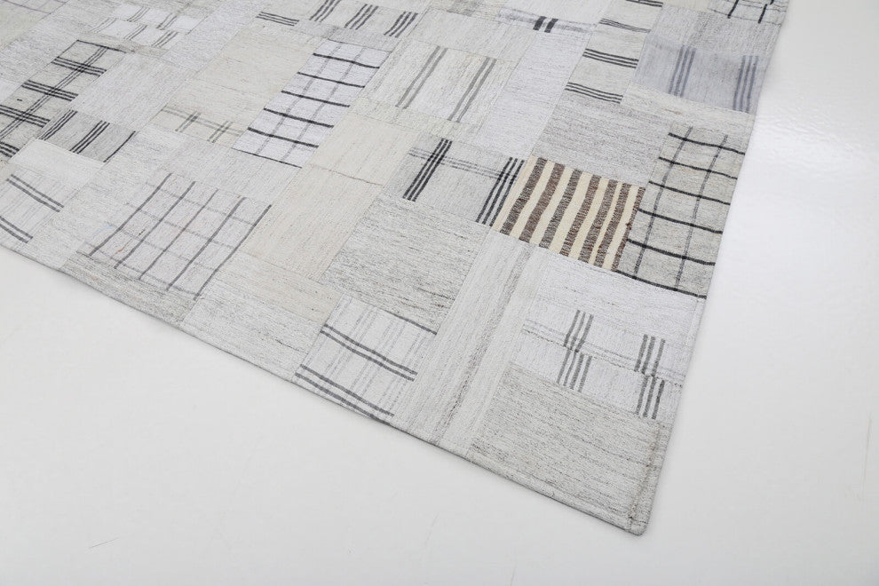 Rug N Carpet - Handmade Anatolian 8' 3'' x 10' 0'' Unique Patchwork Kilim Rug