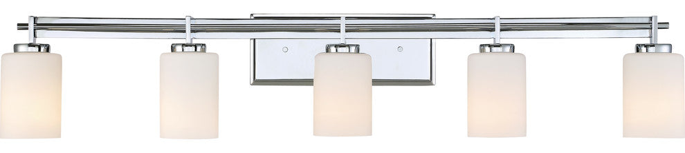Quoizel TY8605C Five Light Bath Fixture Taylor Polished Chrome
