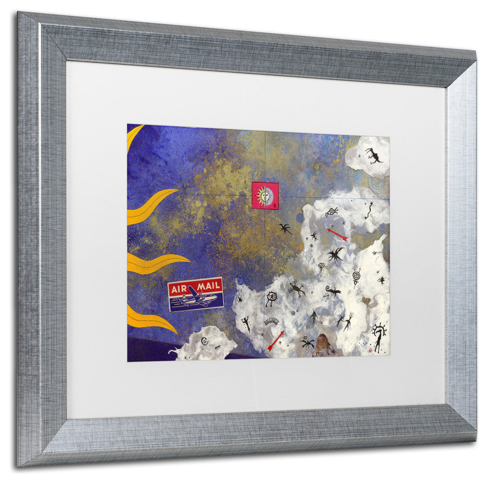 Nick Bantock 'Petros' Matted Framed Art, 20x16