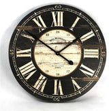 Wooden Clock, Black