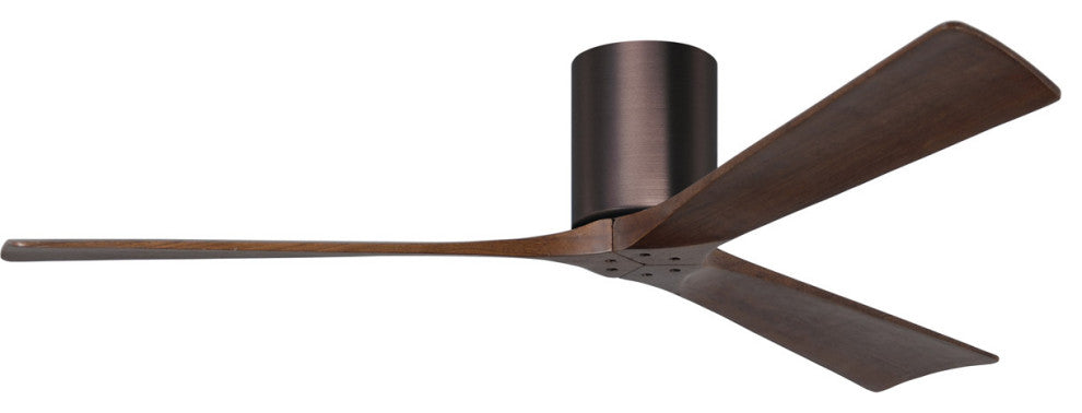 Matthews Fan, Irene-3H Ceiling Fan, Brushed Bronze, 60-Inch, Walnut