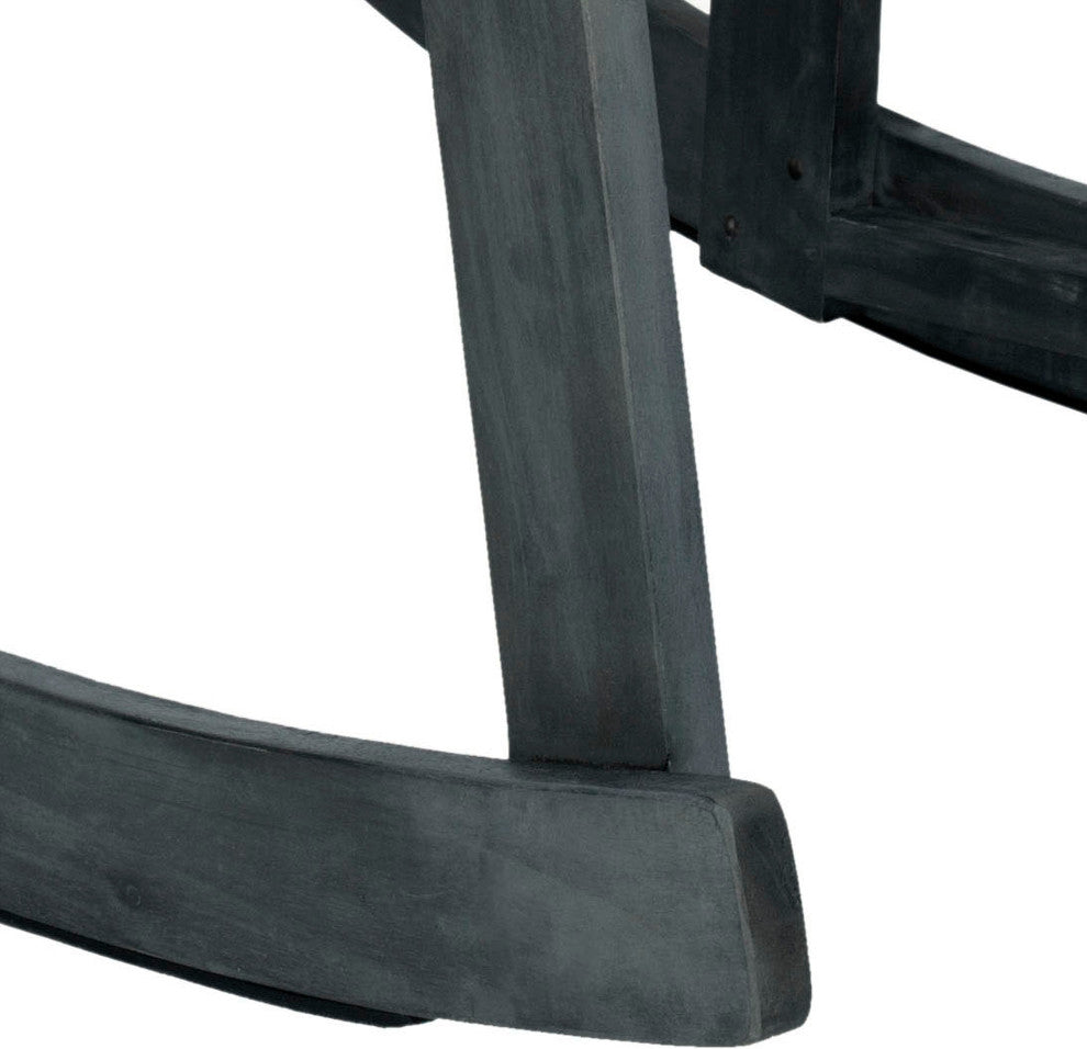 Safavieh Alexei Rocking Chair, Dark Slate Gray