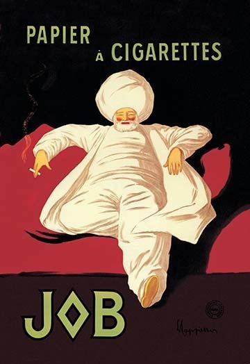 Papier a Cigarettes - Job- Framed Paper Poster 20" x 30"