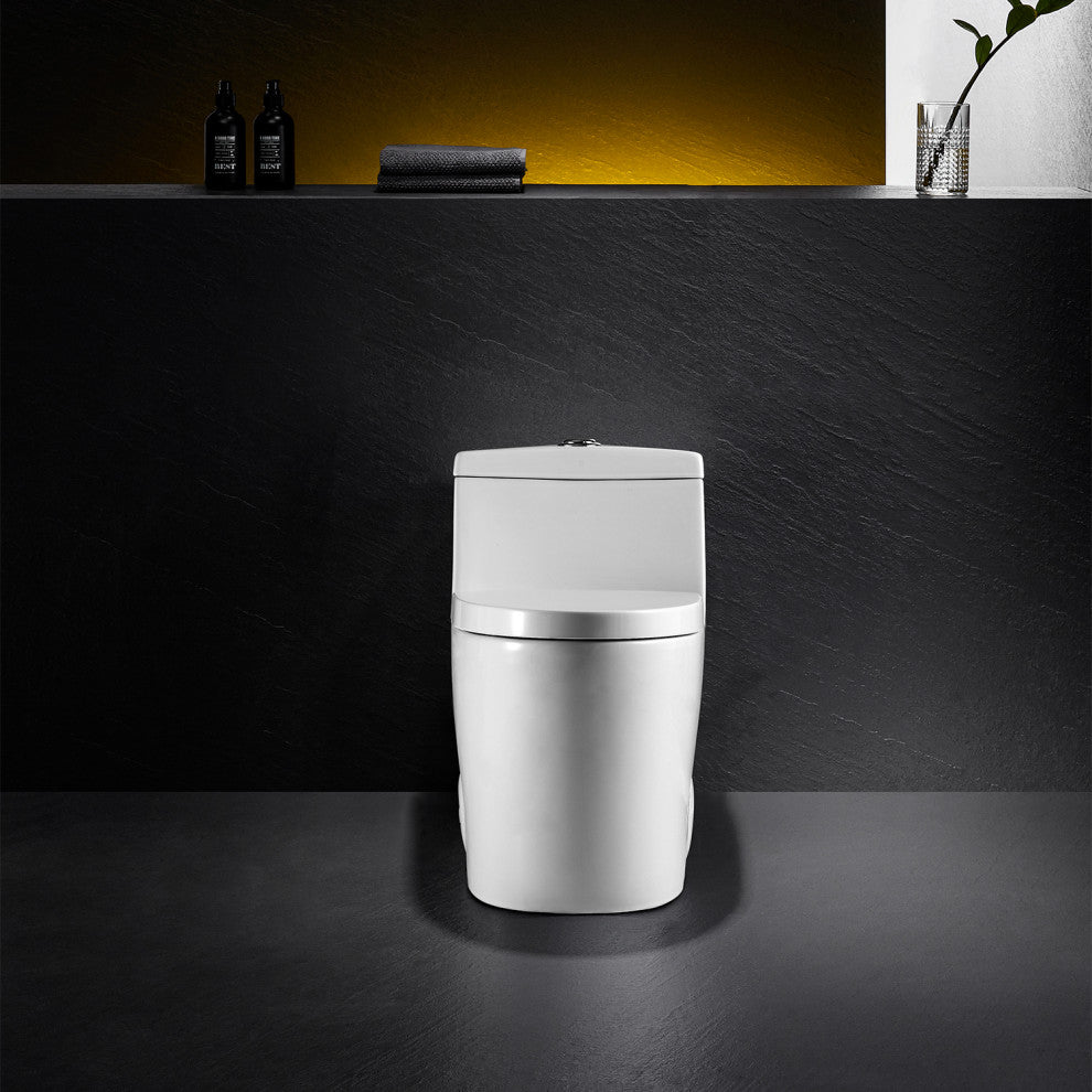 Savona Dual Flush Semi Elongated One-Piece Toilet