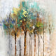 "Color Me Trees" Hand Painted Canvas Art - Wrapped Canvas Painting
