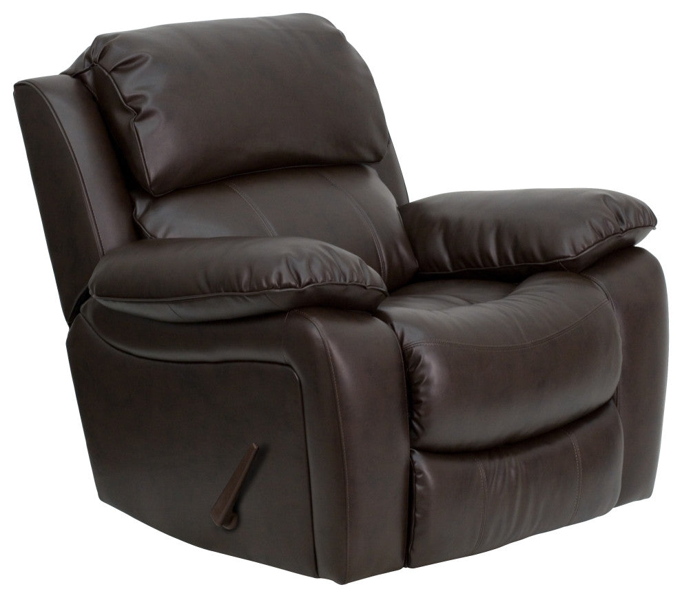 Brown LeatherSoft Rocker Recliner