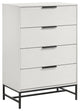 Sonora 4-drawer Bedroom Chest White