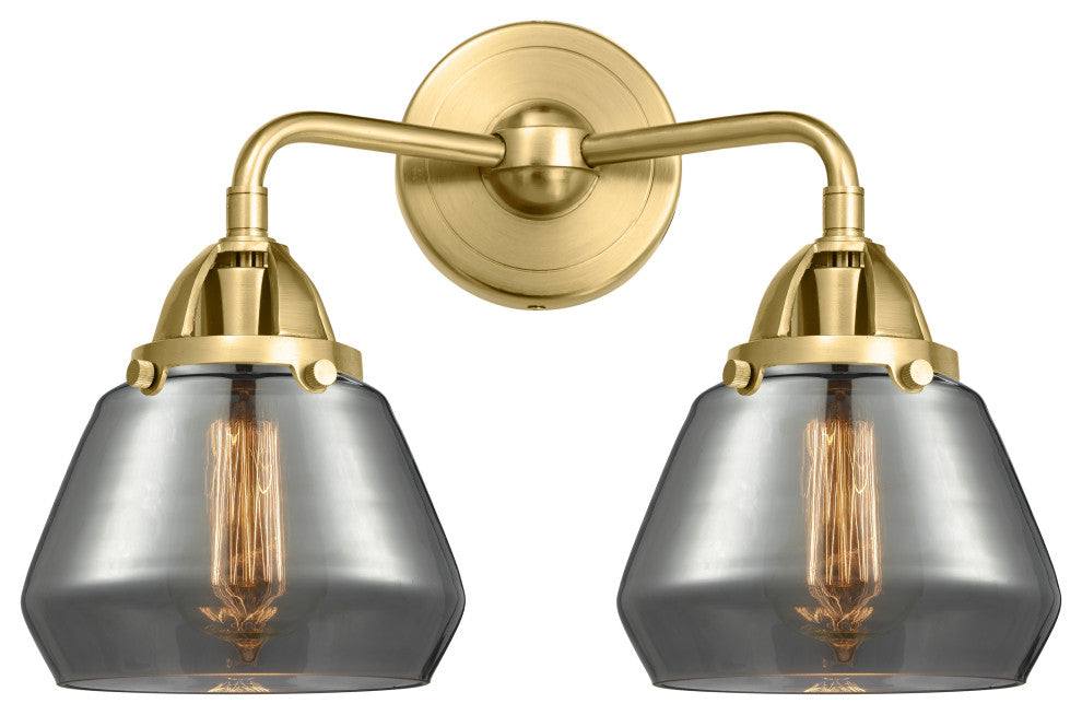 Innovations 288-2W-SG-G173-LED Fulton 2 Light 14.75Bath Vanity Light, Satin Gold