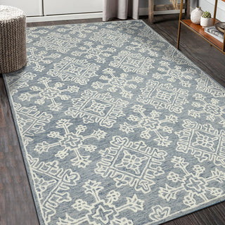 Boscage Penswick Area Rug, Blue, 5' x 7'6", Geometric
