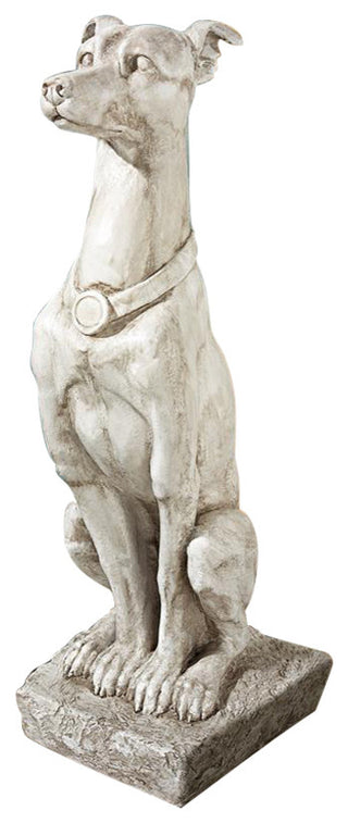 Art Deco Whippet Sentinal Statue