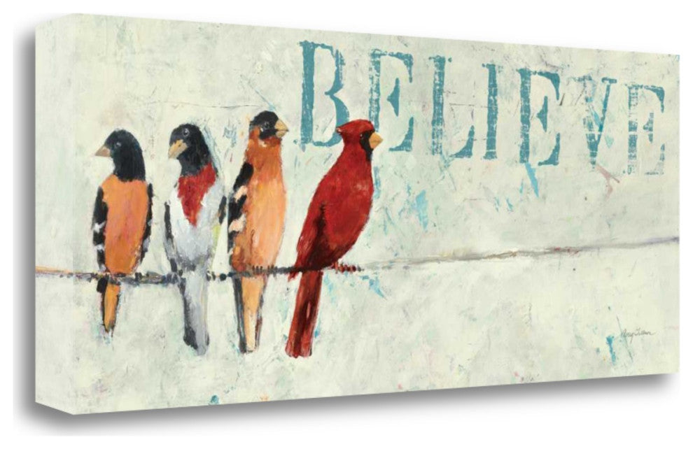 "The Usual Suspects Panel II - Believe" By Avery Tillmon, Gallery Wrap Canvas