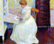 Theodore Earl Butler Martha at Her Desk, 20"x25" Wall Decal