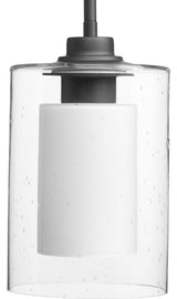 Double Glass 1-Light Mini-Pendant
