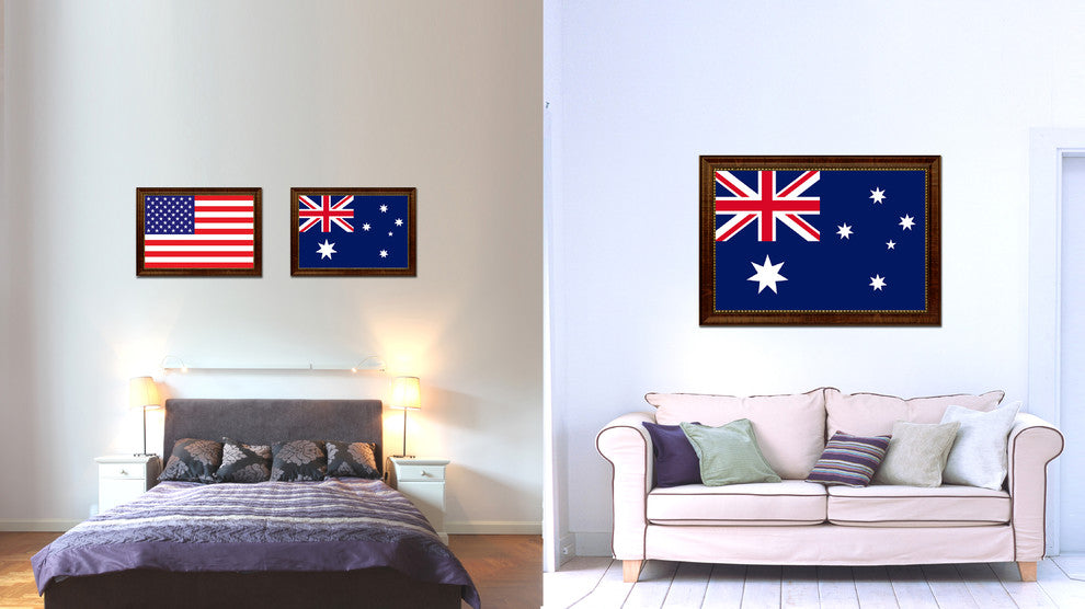 Australia Country Flag Canvas Print, 15"x21"