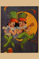 Cherubs Sing Above a Setting Sun- Fine Art Giclee Print 24" x 36"