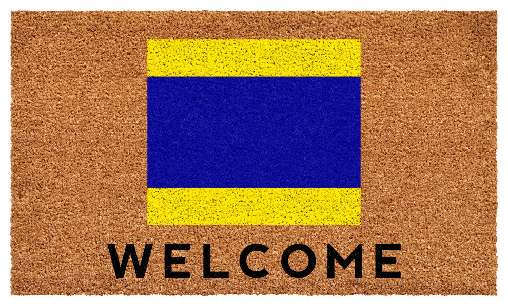 Calloway Mills Nautical Personalized Doormat, Letter D