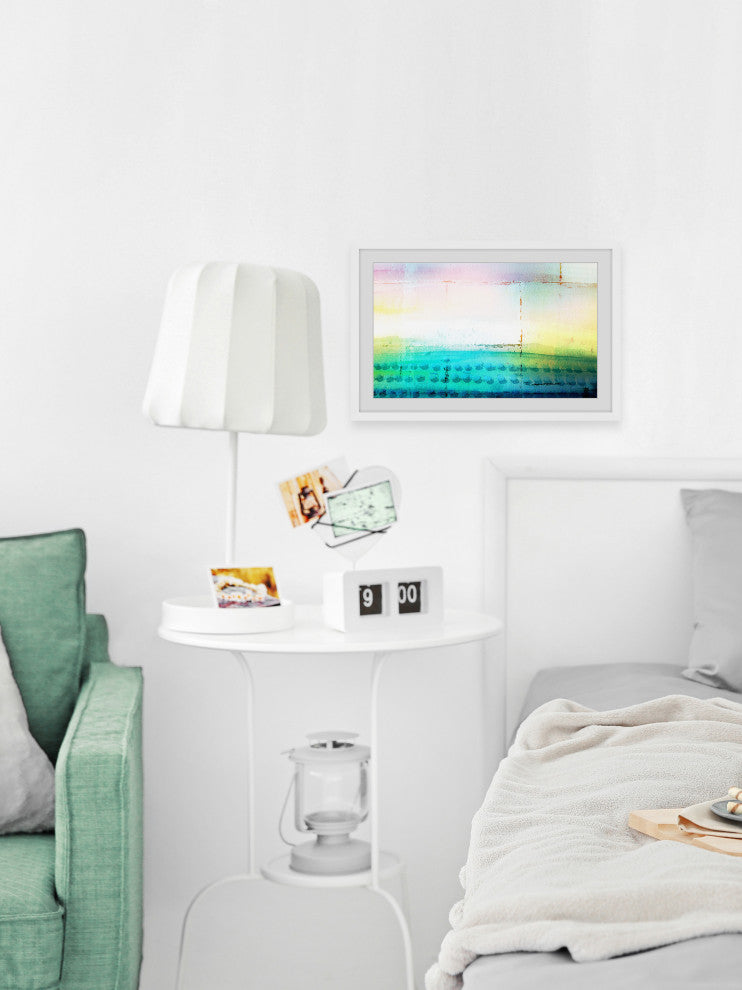 "Beach Light" Framed Painting Print, 24"x16"