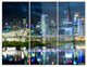 "Singapore Financial District?" Photo Metal Wall Art, 3 Panels, 36"x28"