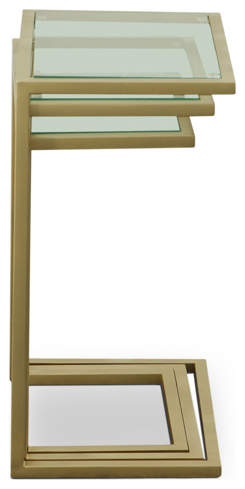 Easton Nesting Table Set, Gold