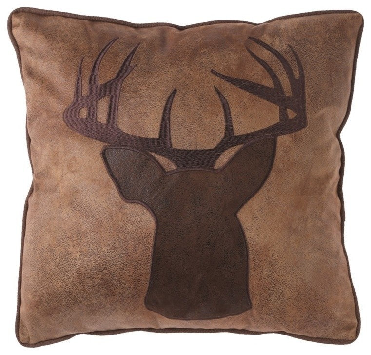 Applique Buck Pillow