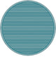 KAS Provo 5755 Teal Horizon Area Rug, 7'10" Round