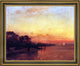 Francis a Silva at SunsetFramed Premium Canvas Print, 16"x20"