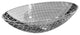 De Medici Luxor Crystal Oval Modern Sink, Transparent