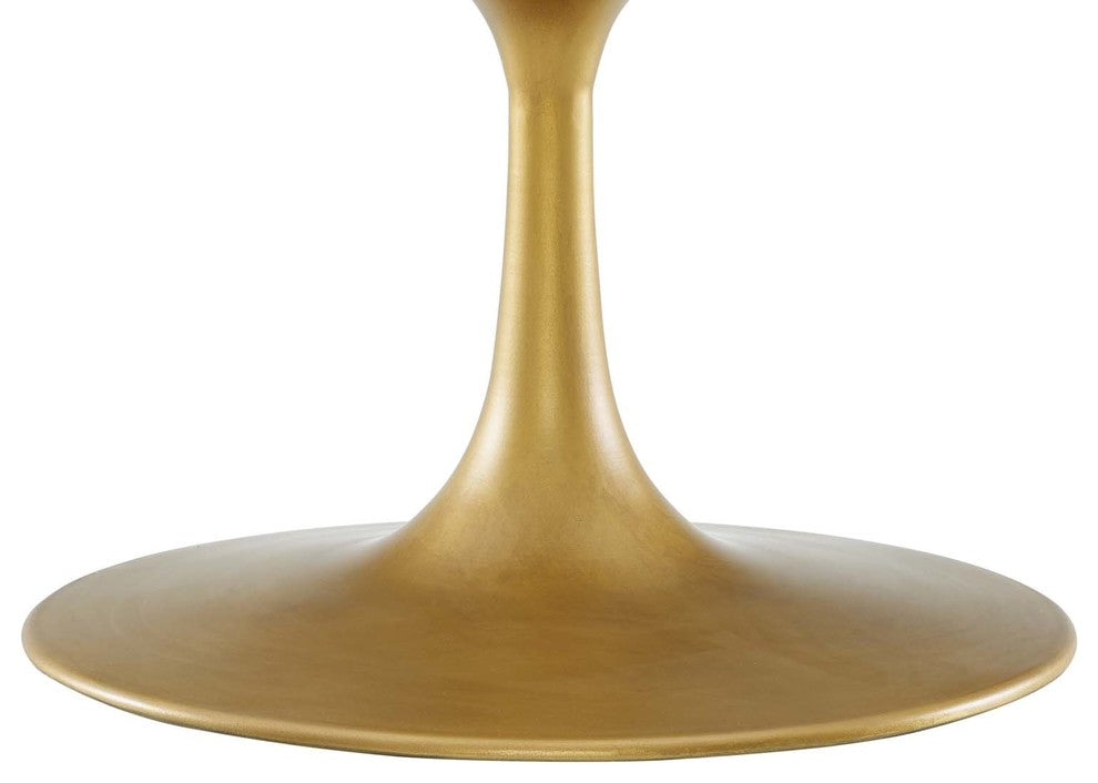 Drive Wood Top Coffee Table, Black Gold